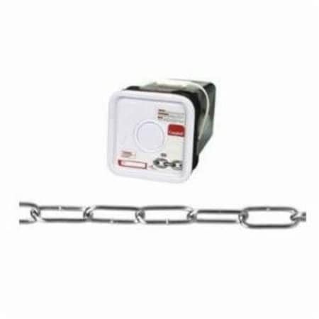 Chain,Handy Link,120 Trade,500 Ft Length,255 Lb Load,Low Carbon Steel,Zinc Plated Finish,0339626